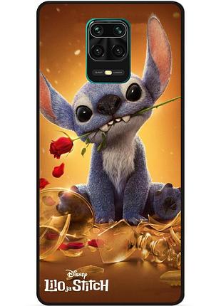 Силіконовий бампер чохол для xiaomi redmi note 9 pro стіч stitch
