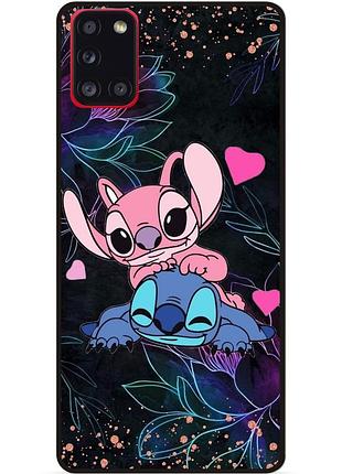 Силіконовий бампер чохол для samsung a71 з малюнком стіч stitch