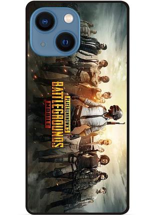 Силіконовий чохол бампер для iphone 13 з малюнком пабг pubg