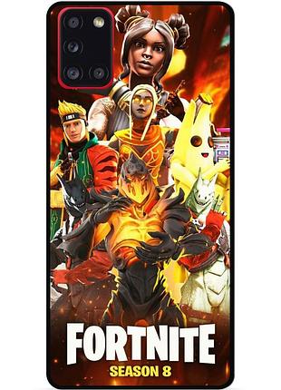 Силіконовий чохол бампер для samsung a71 з малюнком fortnite marvel фортнайт марвел