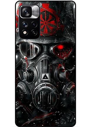 Чехол силиконовый бампер для xiaomi redmi note 11 pro plus 5g с рисунком сталкер stalker