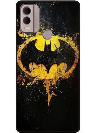 Чехол силиконовый бампер для nokia c22 с рисунком бэтмен dc batman