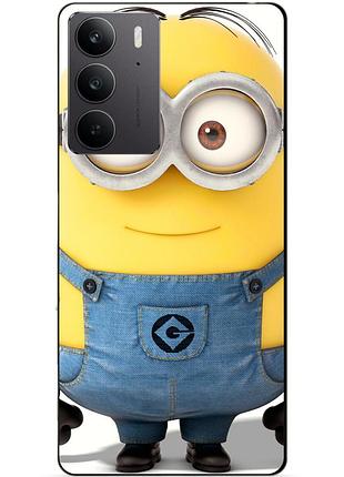 Чехол силиконовый бампер для realme c75 с рисунком миньон стюарт minion