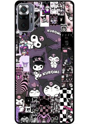 Силіконовий бампер чохол для xiaomi redmi note 10 pro з малюнком kuromi куроми