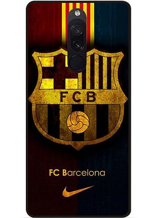 Чехол силиконовый бампер для xiaomi redmi 8 с рисунком barcelona барселона