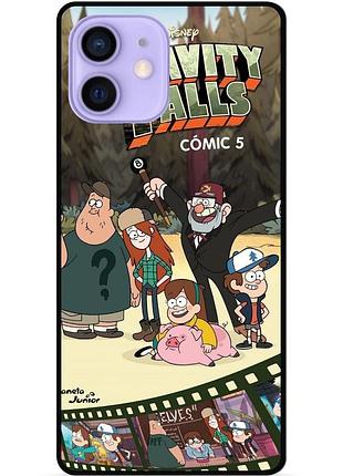 Силиконовый чехол бампер для iphone 11 с рисунком гравити фолз gravity falls