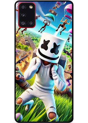 Силіконовий чохол бампер для samsung a21s з малюнком фортнайт fortnite