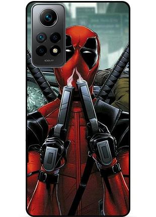 Силіконовий бампер чохол для xiaomi redmi note 12 pro з малюнком deadpool дедпул