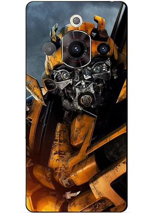 Силіконовий чохол бампер для zte nubia focus pro з малюнком бамблбі bumblebee трансформери