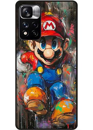 Чехол силиконовый бампер для xiaomi redmi 10 с рисунком марио marvel mario