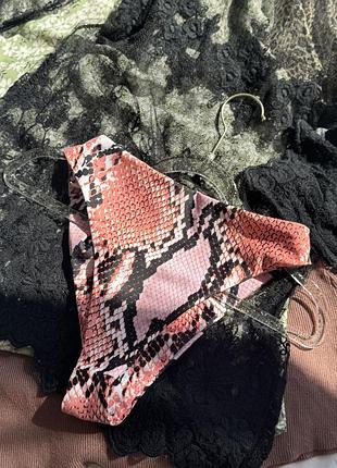 Плавки купальні зміїний принт