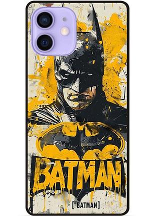 Чехол силиконовый бампер для iphone 11 с рисунком batman dc бэтмен