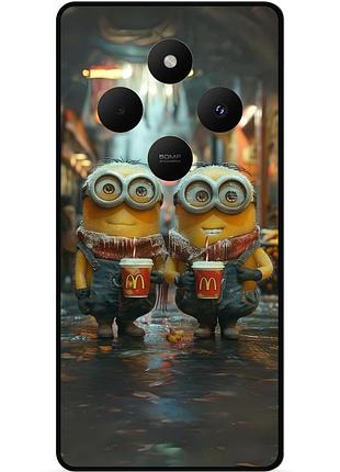 Силіконовий чохол бампер для xiaomi poco c75 з малюнком міньйони minion