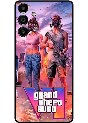 Силіконовий бампер чохол для samsung s21 з малюнком gta гта