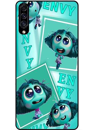 Чехол силиконовый бампер для samsung a10 с рисунком головоломка envy