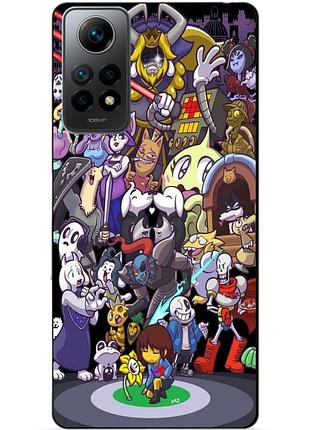 Силіконовий чохол бампер для xiaomi redmi note 11 pro з малюнком undertale андертейл
