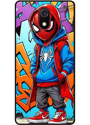 Чехол силиконовый бампер для samsung j4 j4 plus с рисунком spider man marvel человек паук