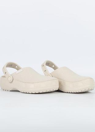 Оригинальн! сша! унисекс тапочки crocs classic crafted clog beige 211354-160 шлепанцы новые летние