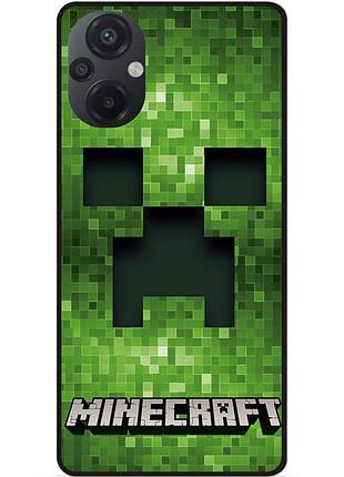 Силіконовий чохол бампер для xiaomi poco m5 гра minecraft майнкрафт