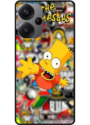 Силіконовий чохол бампер для xiaomi redmi note 13 pro plus 5g з малюнком стикери гравіті фолз футурама маріо