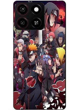 Чехол силиконовый бампер для zte blade a35 с рисунком наруто naruto аниме