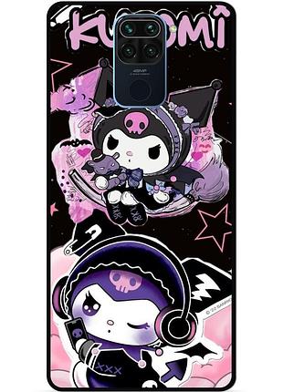 Силіконовий бампер чохол для xiaomi redmi note 9 з малюнком kuromi куроми