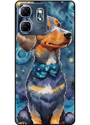 Чехол силиконовый бампер для infinix hot 50i (x6531b) с рисунком rick and morty рик и морти