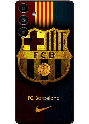 Чехол силиконовый бампер для samsung s22 с рисунком barcelona барселона