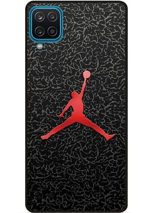 Чехол силиконовый бампер для samsung a22 с рисунком jordan джордан