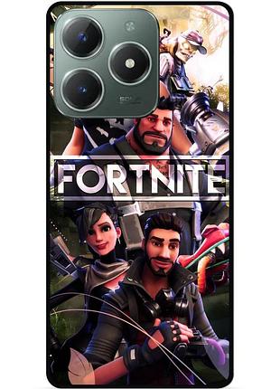 Силиконовый чехол бампер для infinix smart 8 plus (x6526) с картинкой фортнайт fortnite