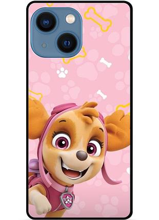 Силіконовий чохол бампер для iphone 15 з малюнком щенячий патруль