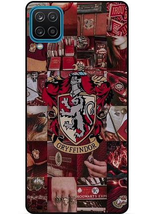 Силиконовый бампер чехол для samsung a22 с рисунком гриффиндор gryffindor гарри поттер harry potter