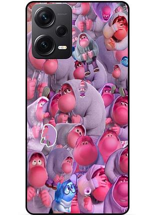 Силіконовий чохол бампер для xiaomi redmi note 12 pro 5g з малюнком головоломка