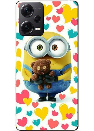 Силіконовий чохол бампер для xiaomi redmi note 12 pro 5g з малюнком міньйон боб minion