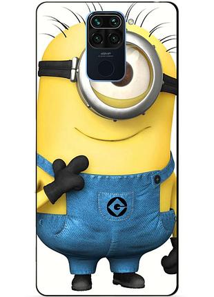Чехол силиконовый бампер для xiaomi redmi note 9 с рисунком миньон кевин minion