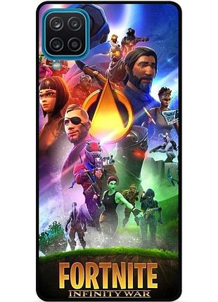 Силиконовый чехол бампер для samsung a22 с рисунком fortnite фортнайт