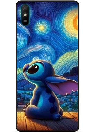 Силиконовый бампер чехол для huawei y5 2019 stitch лило и стич