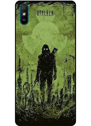 Чехол силиконовый бампер для huawei y5 2019 с картинкой сталкер stalker