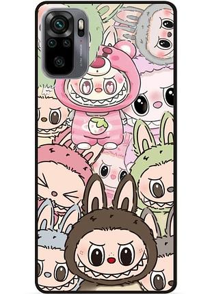 Силіконовий бампер чохол для xiaomi redmi note 10s з малюнком лабубу labubu