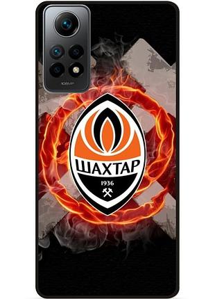 Чехол силиконовый бампер для xiaomi redmi note 11 pro с рисунком шахтер донецк