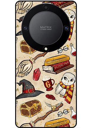 Чехол силиконовый бампер для huawei honor magic 6 lite с картинкой gryffindor гриффиндор гарри поттер harry