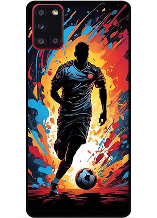 Силіконовий чохол бампер для samsung a21s з малюнком футбол мяч