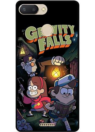 Силиконовый бампер чехол для xiaomi redmi 6 с картинкой гравити фолз gravity falls
