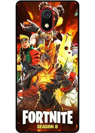Силиконовый чехол бампер для samsung j3 j330 с рисунком fortnite marvel фортнайт марвел
