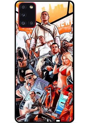 Чехол силиконовый бампер для samsung a03s гта gta