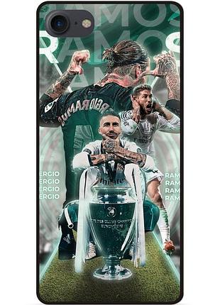 Силіконовий чохол бампер для huawei y5 2018 з малюнком серхио рамос sergio ramos