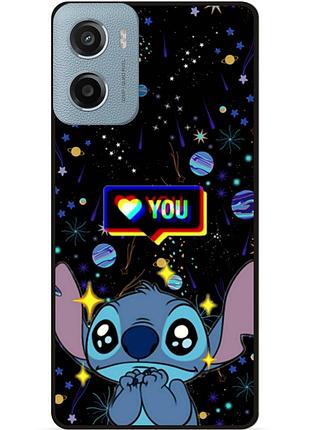 Силіконовий бампер чохол для motorola moto g05 стіч stitch