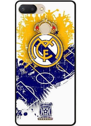 Чехол силиконовый бампер для xiaomi redmi 6 с рисунком реал мадрид real madrid