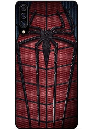 Силіконовий чохол бампер для samsung m20 з картинкою людина-павук spider man