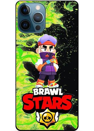Силиконовый чехол с героем бравл старс brawl stars для xiaomi samsung motorola iphone zte oppo realme nokia фэнг 2